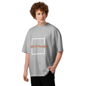 unisex organic oversized high neck blaster 2.0 t shirt heather grey front 6a7f311a63565